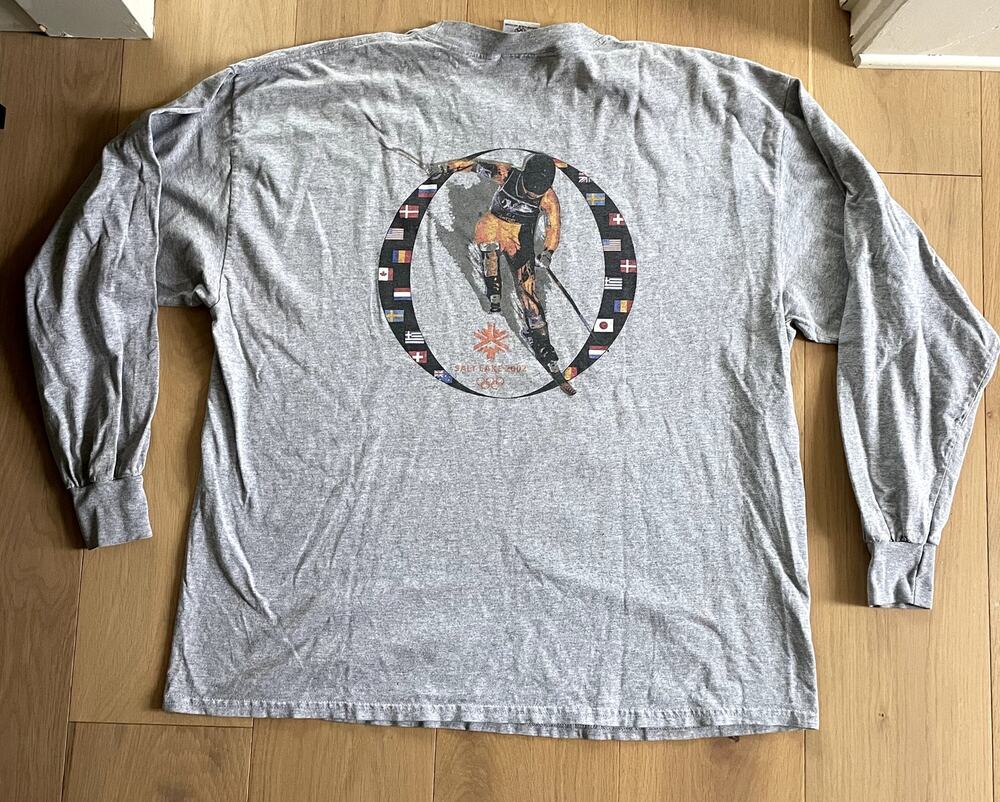 Vintage 2002 Olympics Long Sleeve T-Shirt - XXL